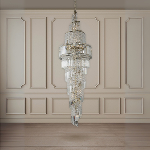 Isla 24 Light 2200mm Crystal Antique Brass